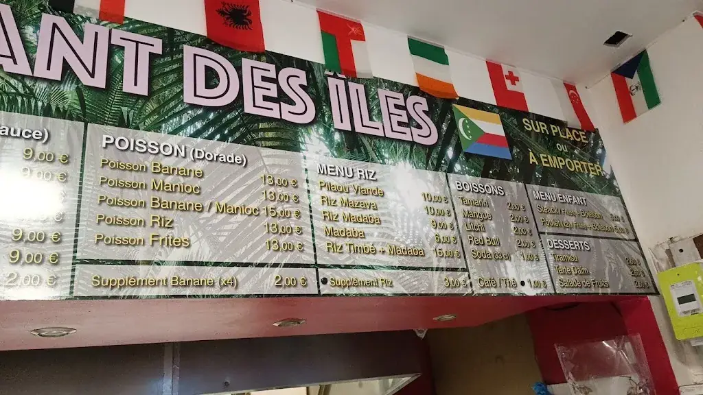 Menu_Restaurant Des Iles_Marseille_image_1