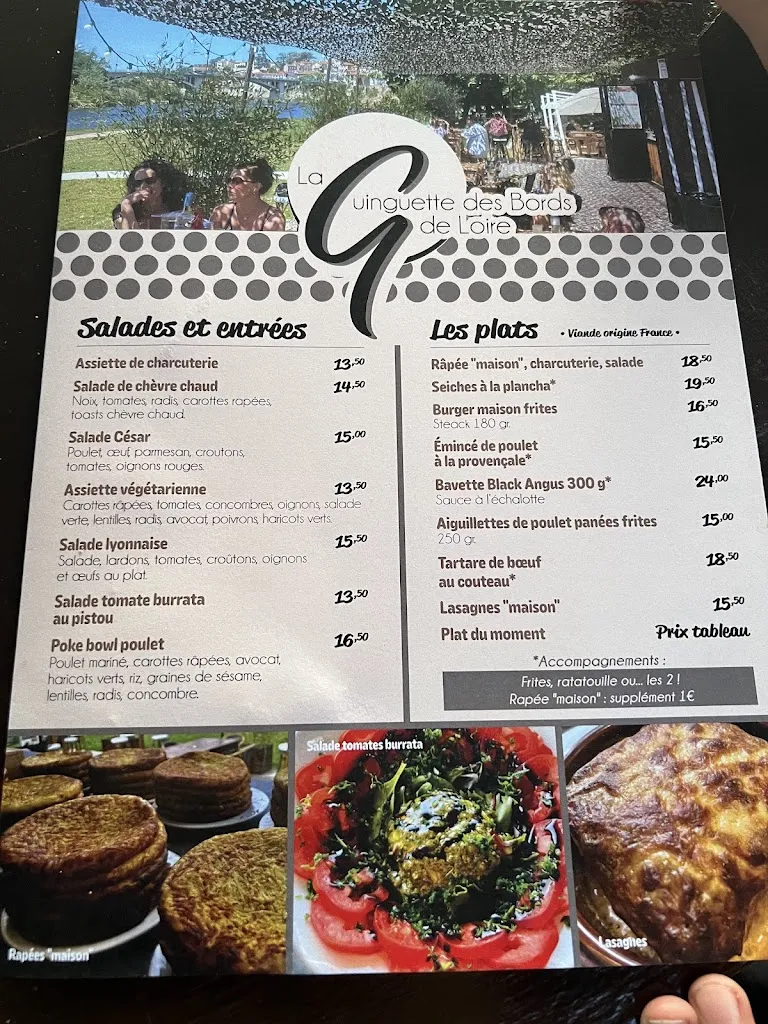 Menu_Guinguette des bords de Loire_Saint-Just-Saint-Rambert_image_1