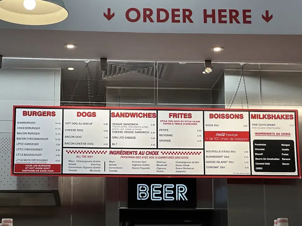 Menu_Five Guys_Marseille_image_2