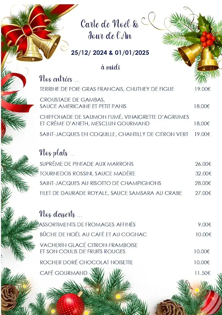 Menu_Restaurant L'Ecluse_Pégomas_image_1