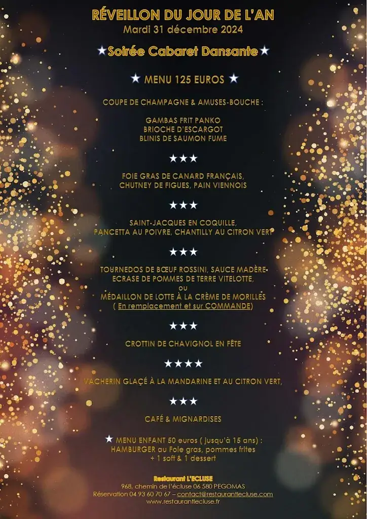 Menu_Restaurant L'Ecluse_Pégomas_image_2