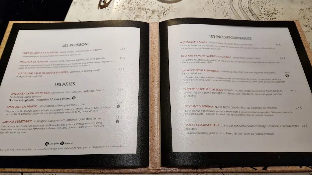 Menu_Le Grill de la Mourachonne_Pégomas_image_1