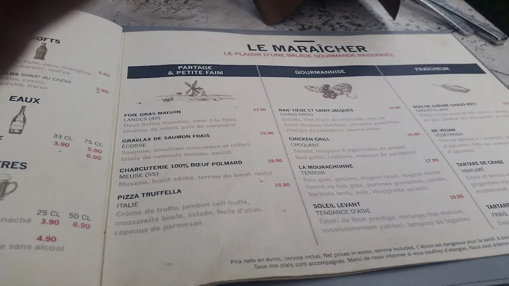 Menu_Le Grill de la Mourachonne_Pégomas_image_4