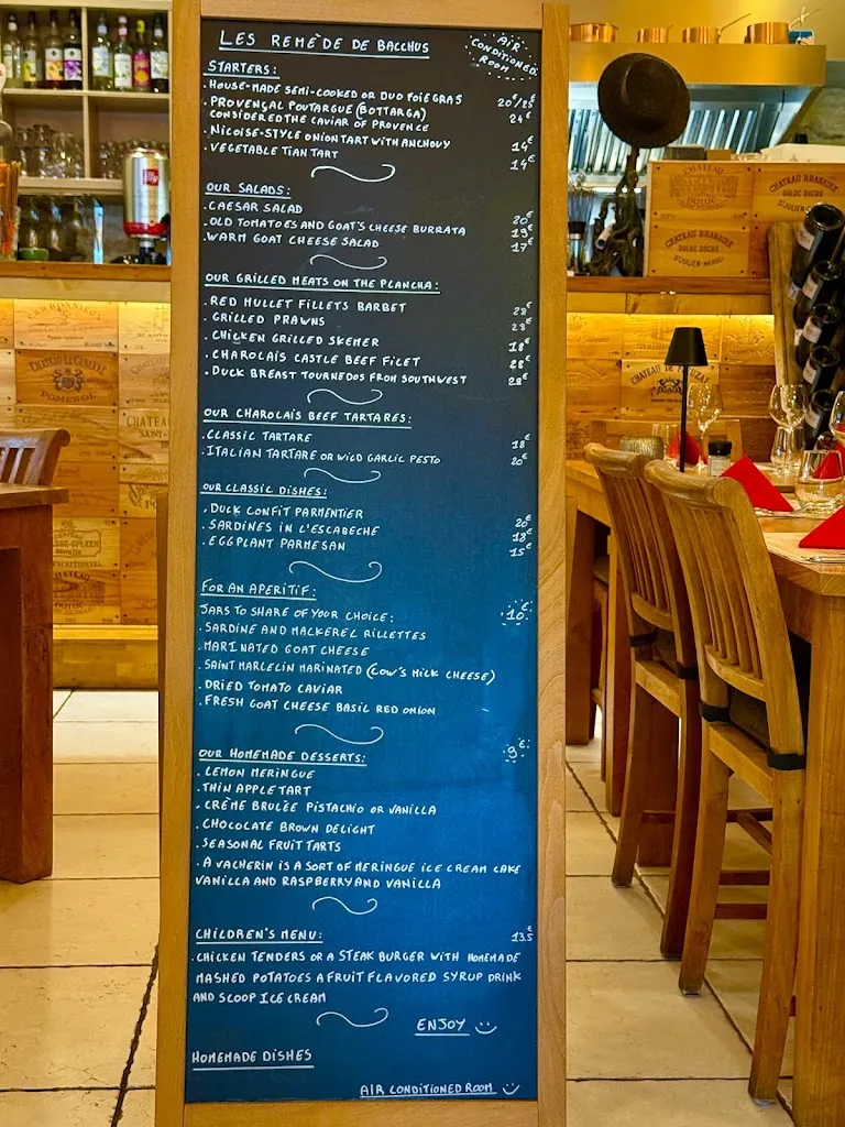 Menu_Les Remedes de Bacchus_Bagnols-en-Forêt_image_2