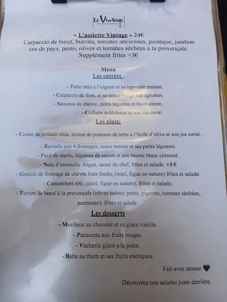 Menu_Le Vintage_Avignon_image_3