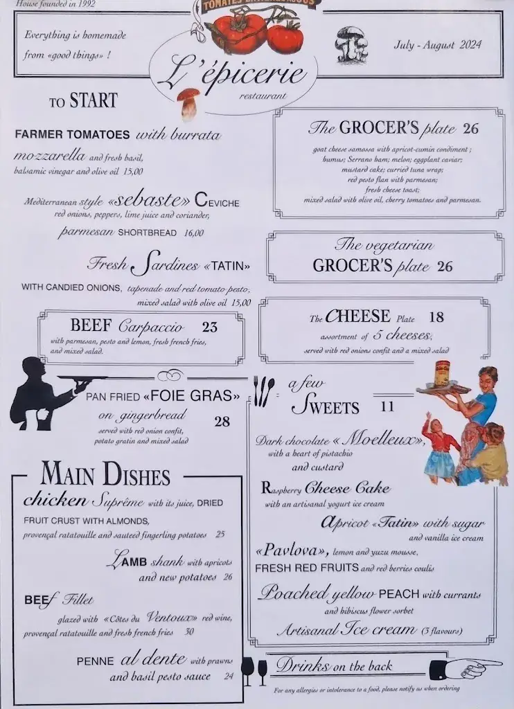 Menu_Restaurant L'Épicerie_Avignon_image_2