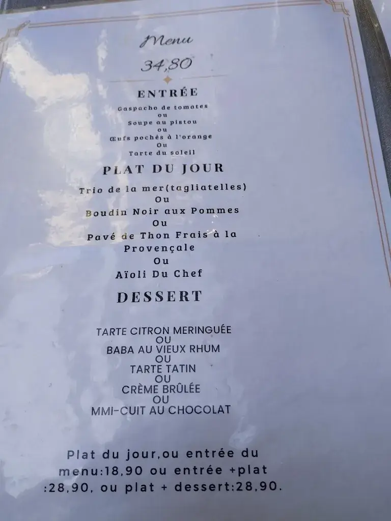 Menu_Restaurant La Cour du Louvre_Avignon_image_3