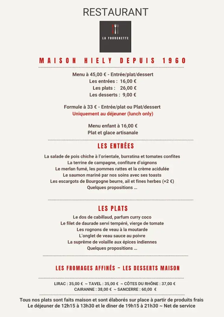 Menu_La Fourchette_Avignon_image_1