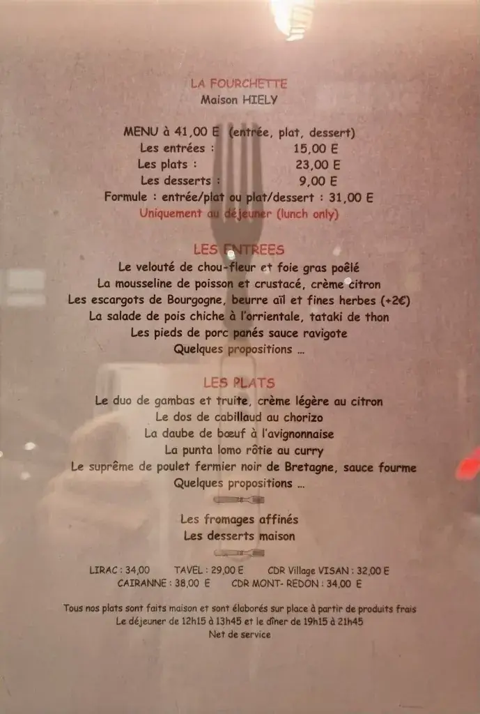 Menu_La Fourchette_Avignon_image_3