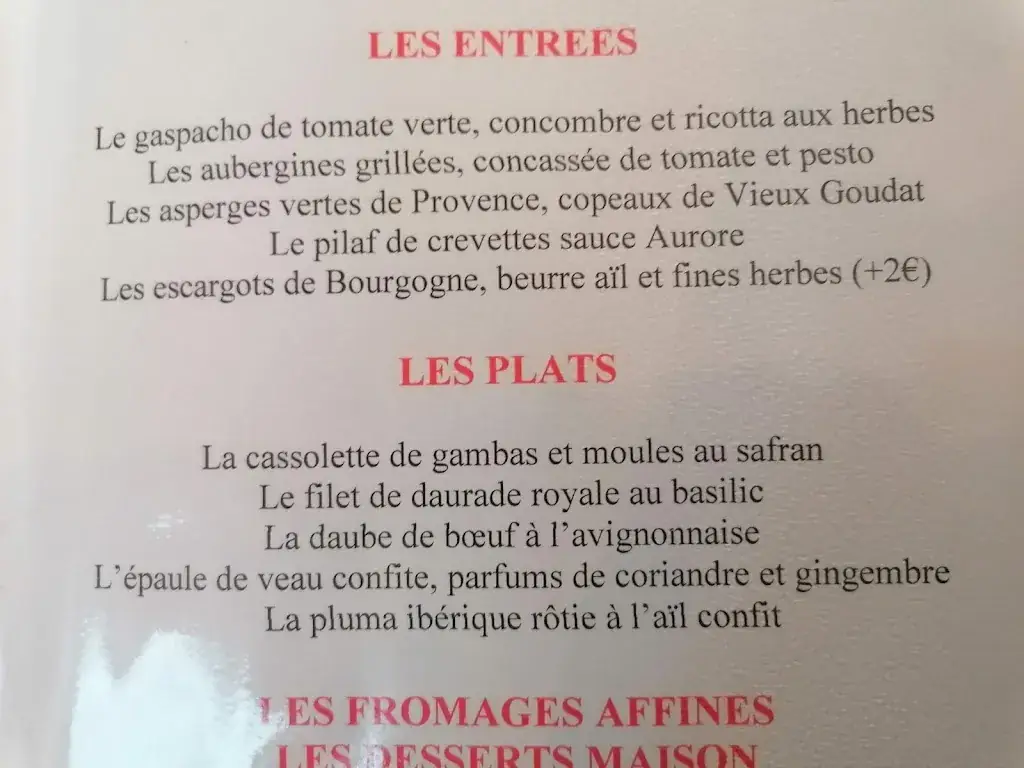 Menu_La Fourchette_Avignon_image_4