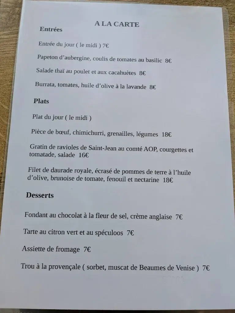 Menu_L'Atelier de Belinda_Avignon_image_2
