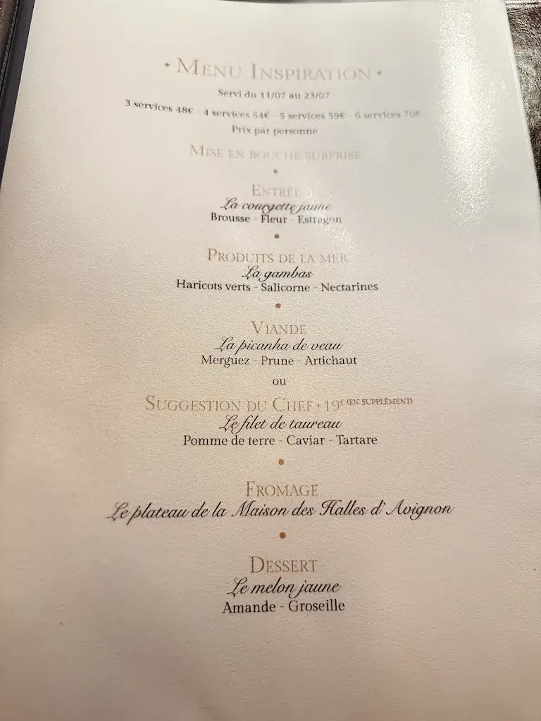 Menu_Le Goût du Jour_Avignon_image_2