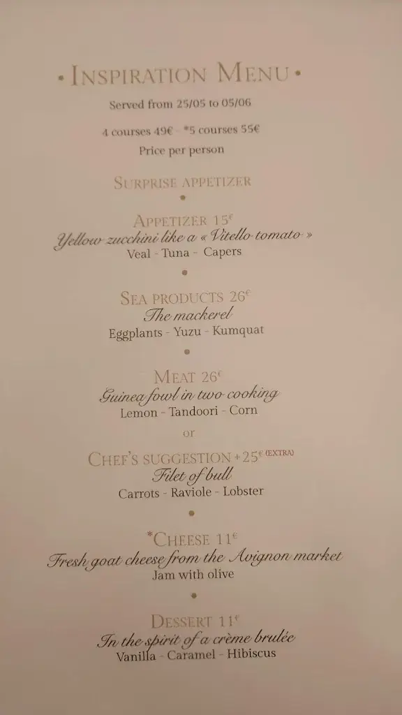 Menu_Le Goût du Jour_Avignon_image_4