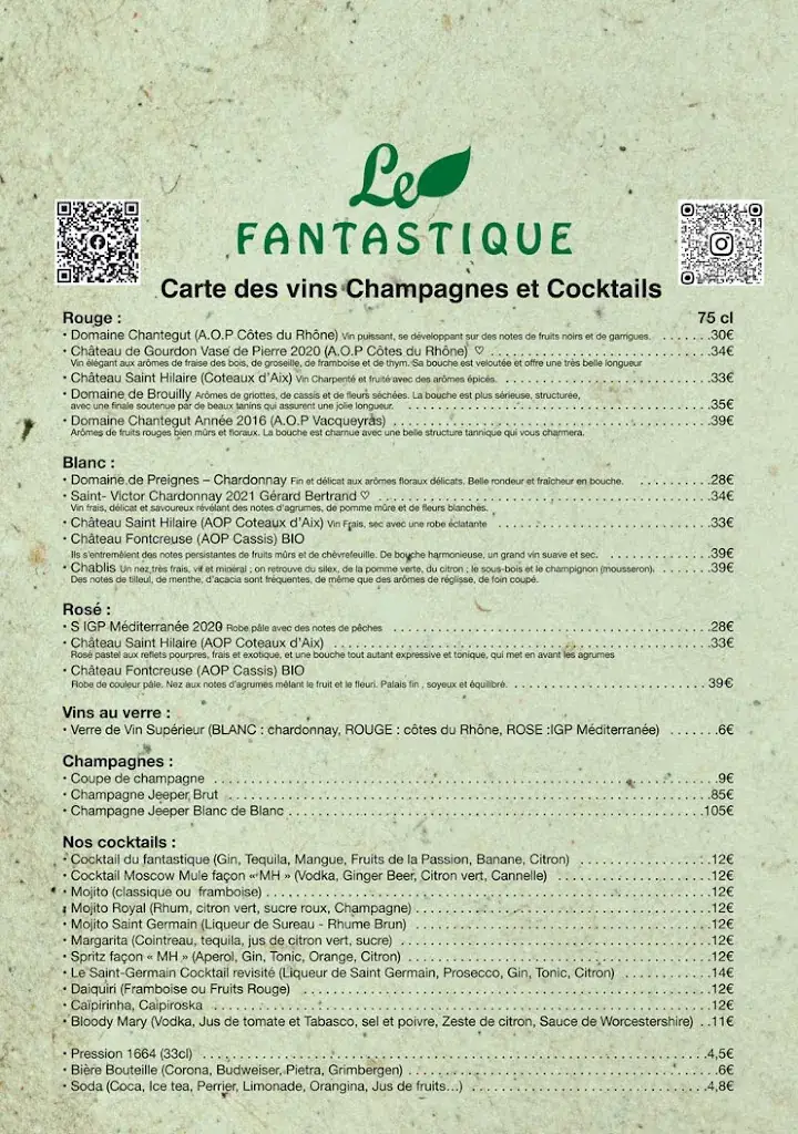 Menu_Le FANTASTIQUE_Marseille_image_4