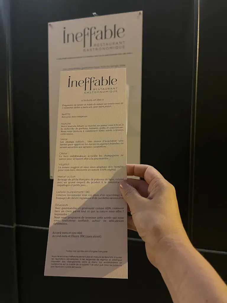 Menu_Restaurant Ineffable_Barbentane_immagine_1