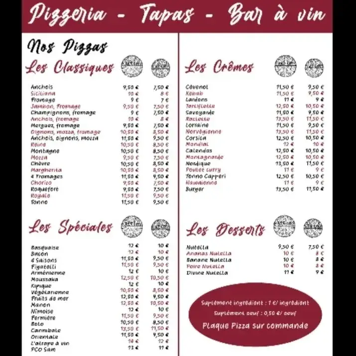 Menu_Pizzeria Restaurant Bar à vin L'Atrape à vin_Barbentane_image_4