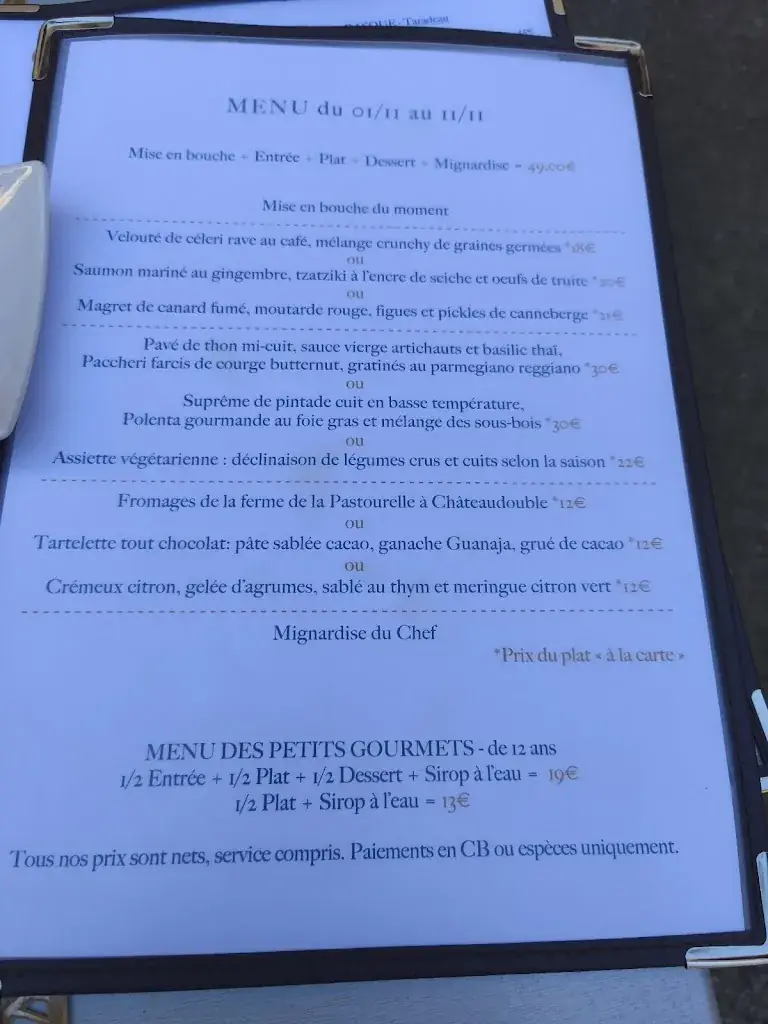 Menu_Adagio Restaurant_Claviers_image_4