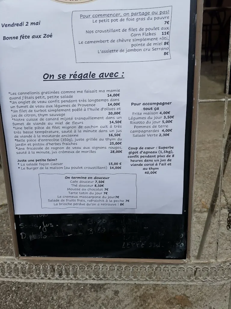 Menu_La maison de campagne_Figanières_image_1