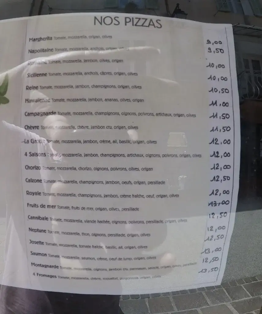 Menu_La Grotte Italienne Restaurant_Callas_image_3