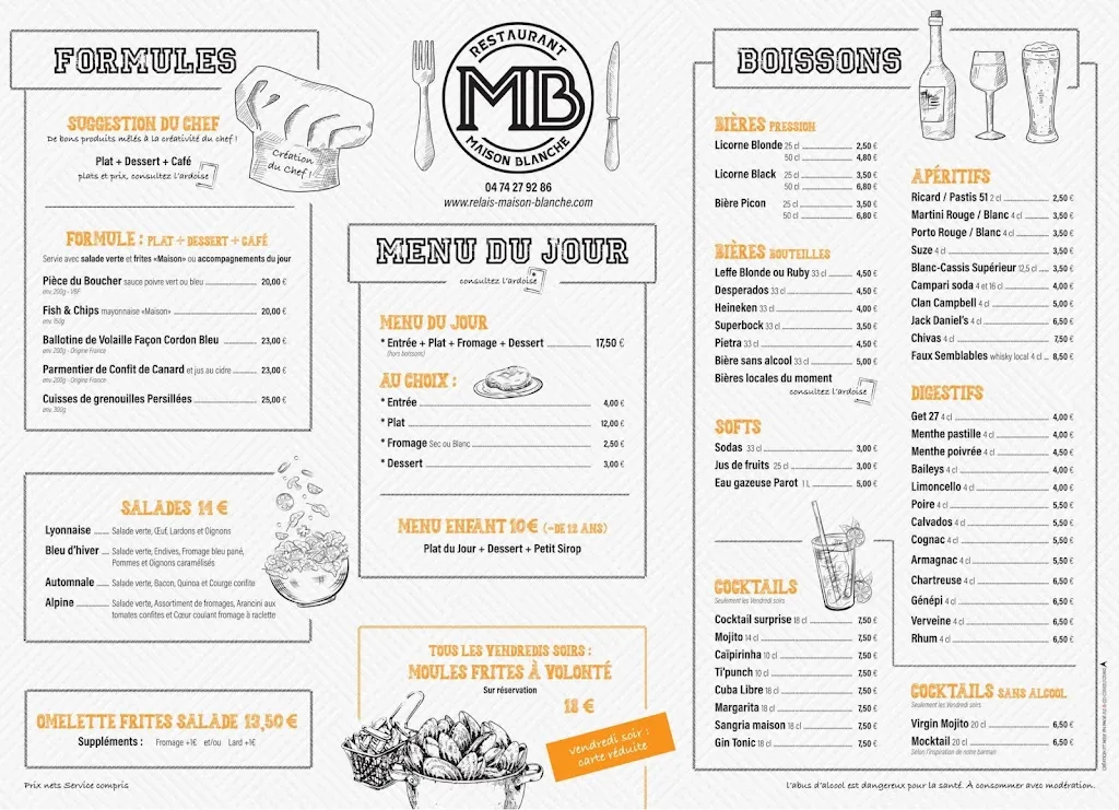 Menu_Relais de la Maison Blanche_Nivolas-Vermelle_image_1