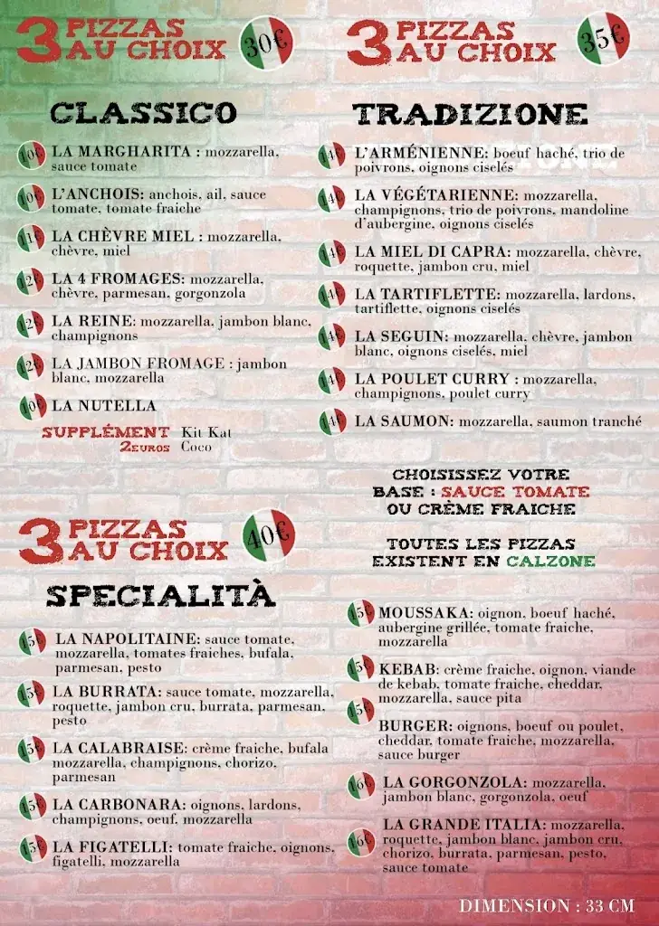 Menu_Casa Della Pizza Barjols_Barjols_immagine_1