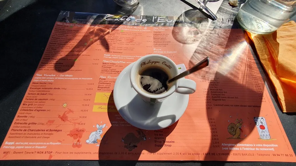 Menü_Café de l'Europe_Barjols_Bild_5
