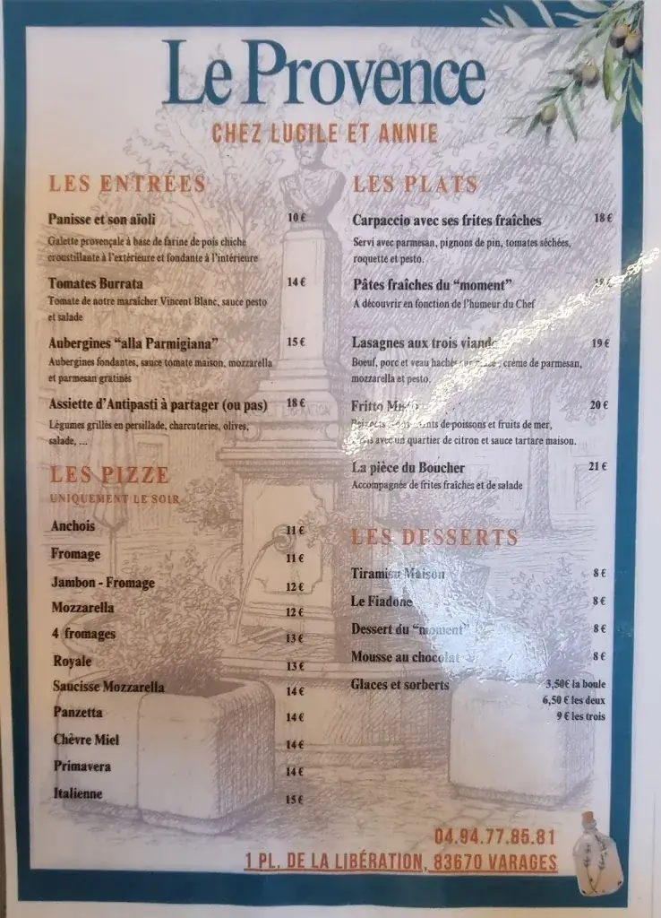 Menu_Le Provence_Varages_image_1