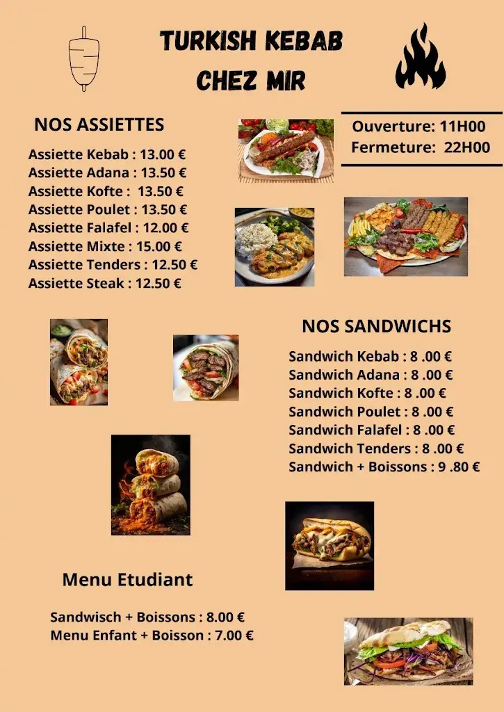 Menu_Turkish kebab barjols_Barjols_immagine_1