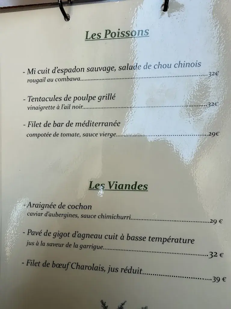 Menu_L' Atelier du goût Bandol_Bandol_image_1