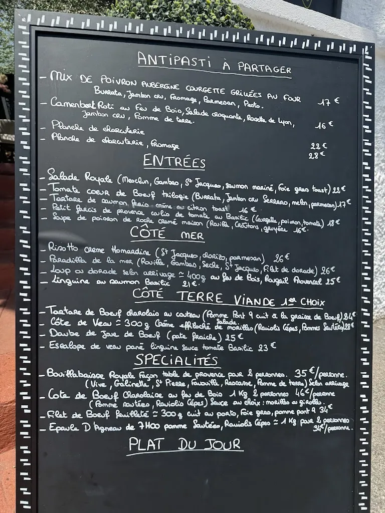 Menu_La table Provençale_Bandol_immagine_1