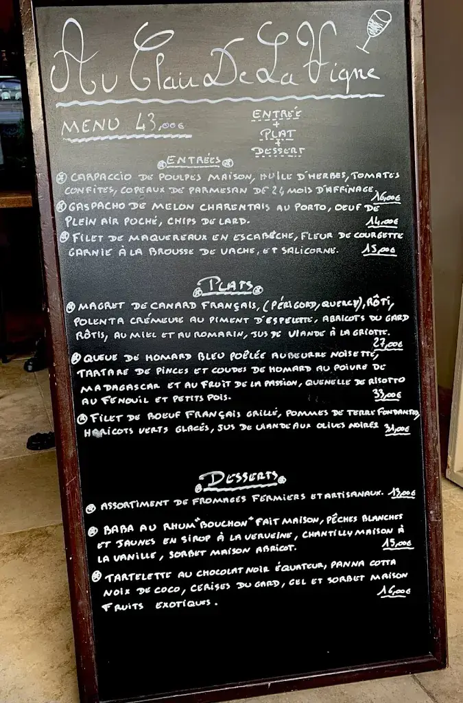 Menu_Au Clair de la Vigne_Bandol_image_1