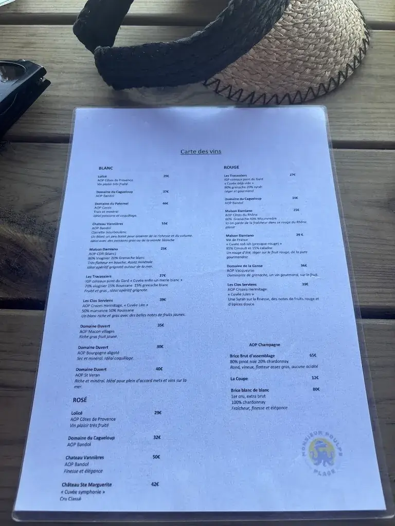 Menu_Monsieur Poulpe Plage_Bandol_image_2