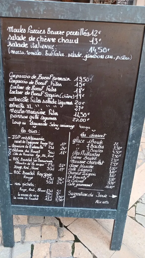 Menu_Le Café Bandolais_Bandol_image_4