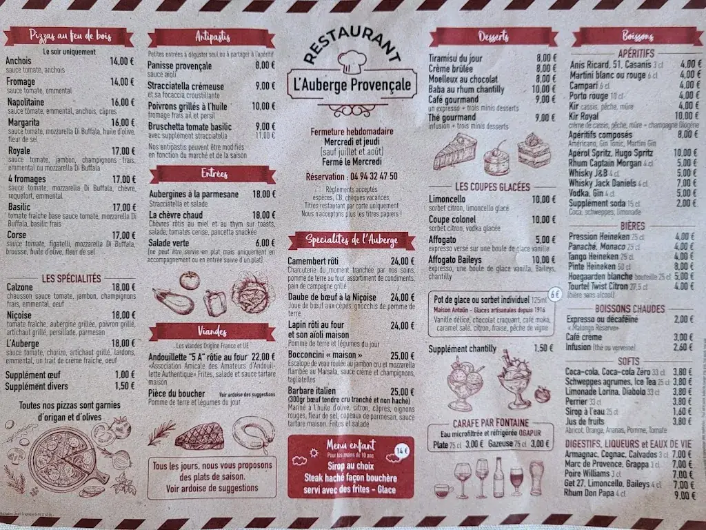 Menu_Auberge Provençale_Bandol_image_1