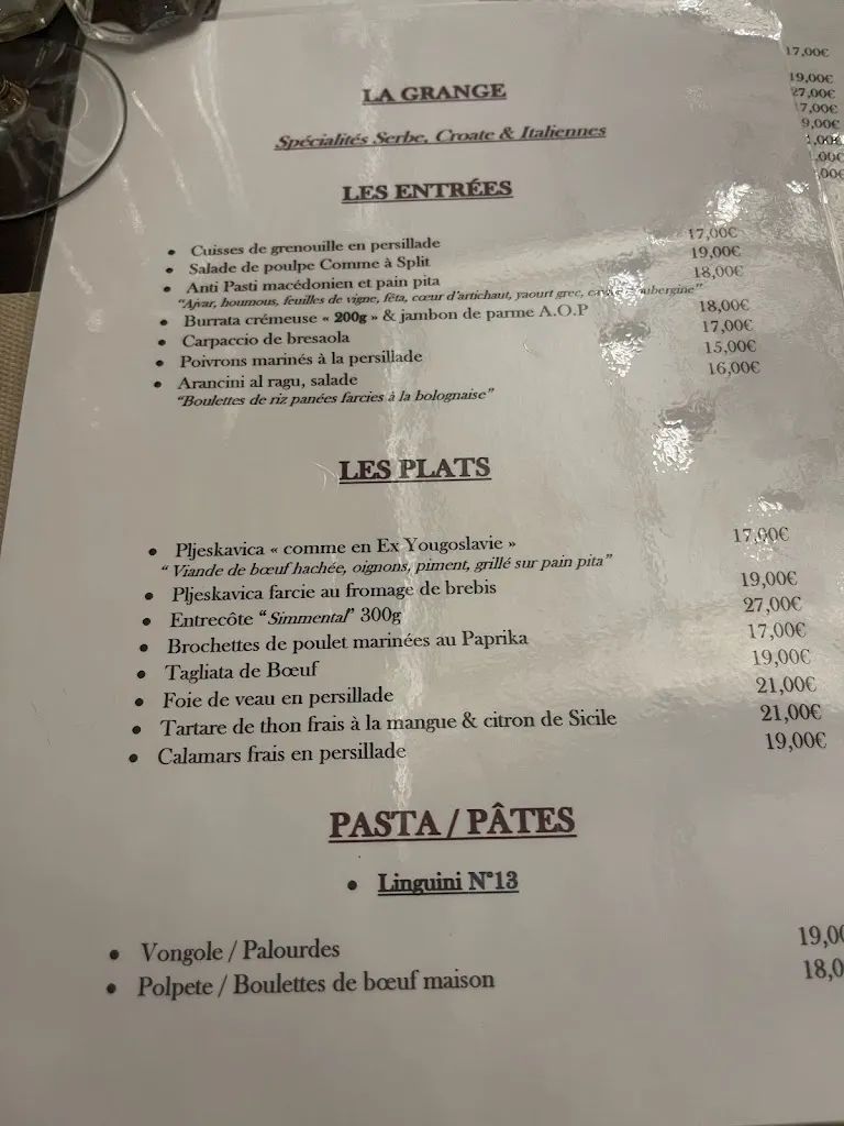 Menu_Bistrot La Grange_Bandol_image_3