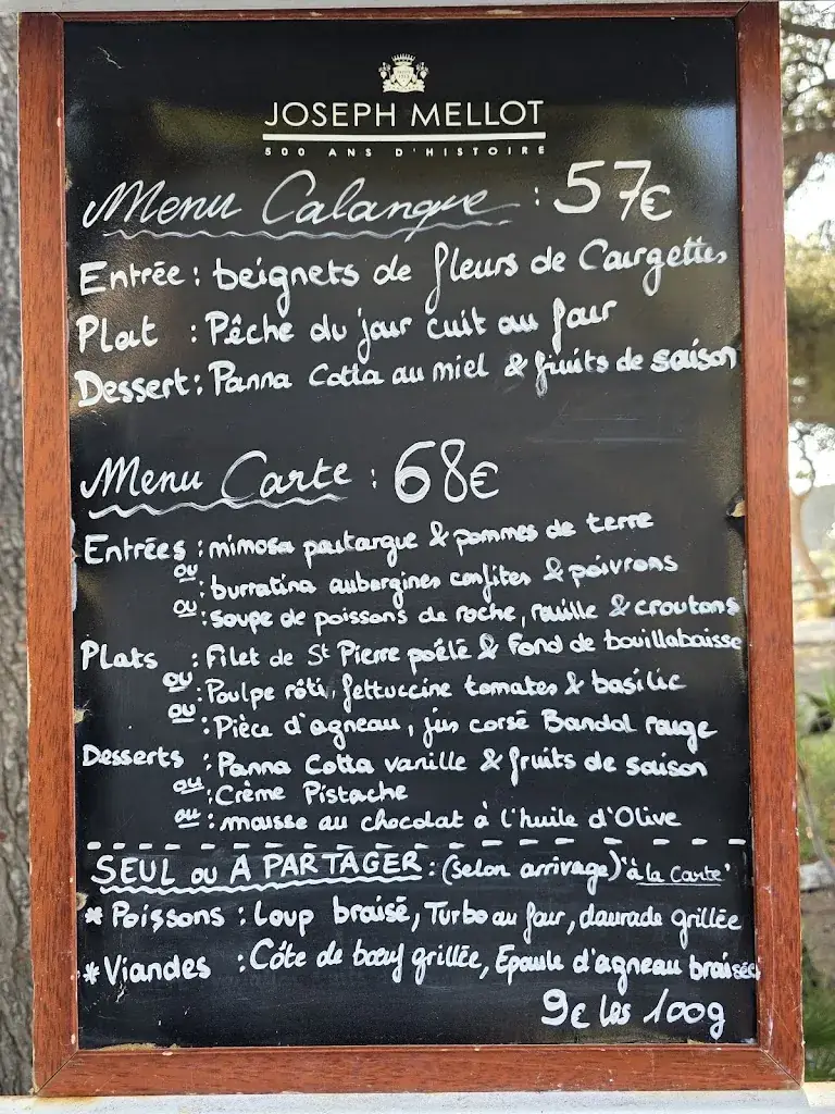 Menu_Restaurant Le Méditerranée Bandol_Bandol_image_1