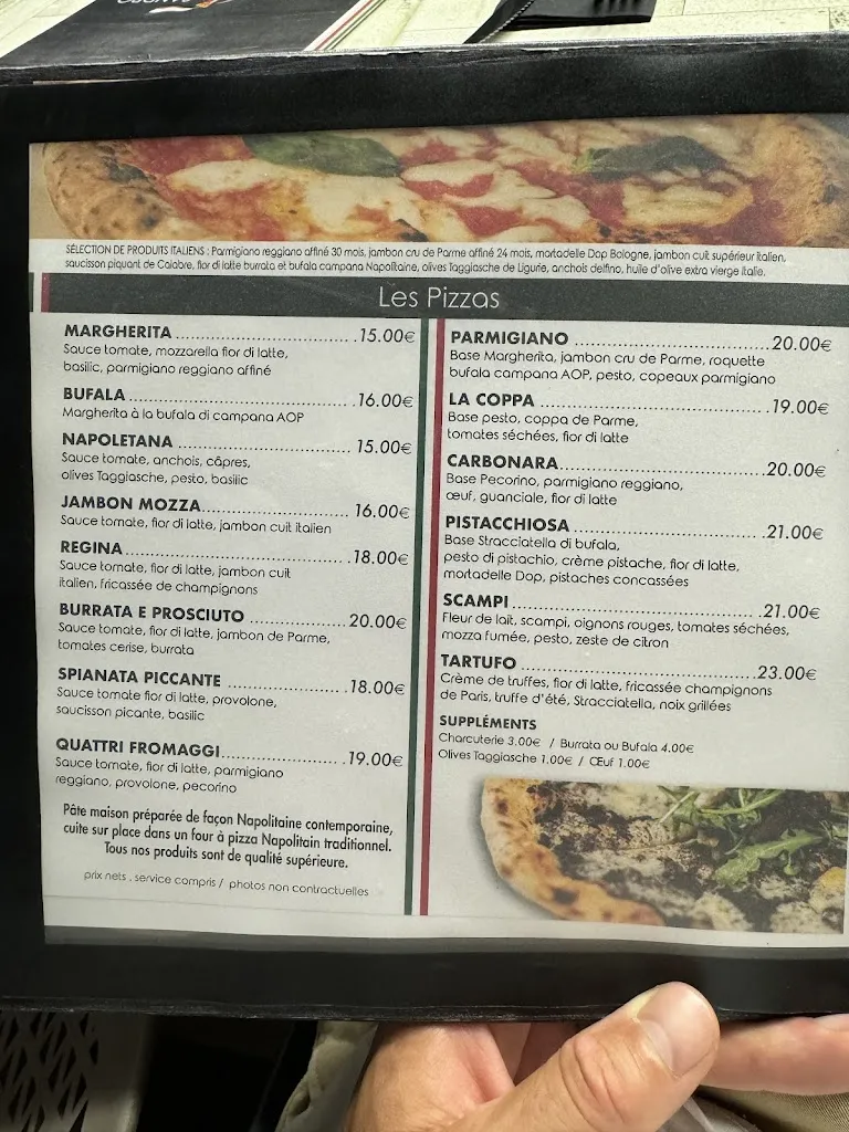 Menu_Pizzeria Sandro gelato_Bandol_image_1
