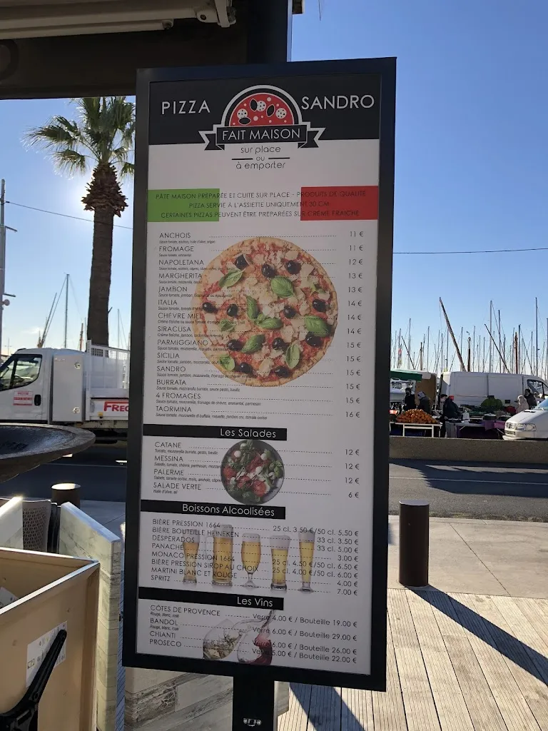 Menu_Pizzeria Sandro gelato_Bandol_image_2