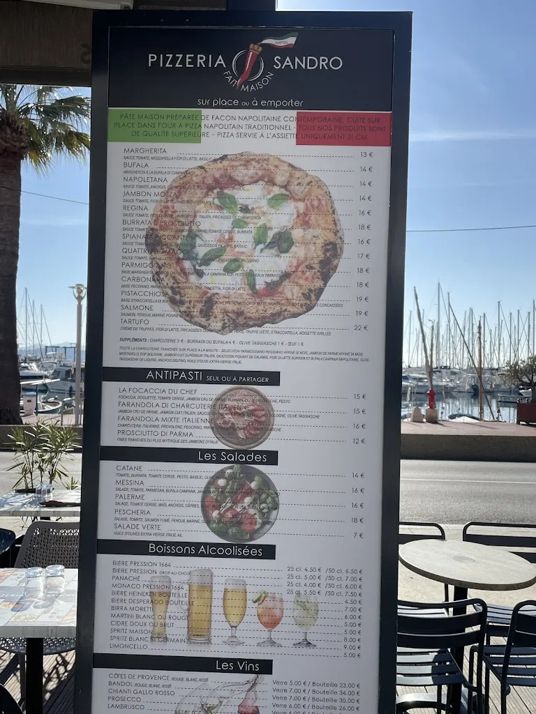 Menu_Pizzeria Sandro gelato_Bandol_image_3