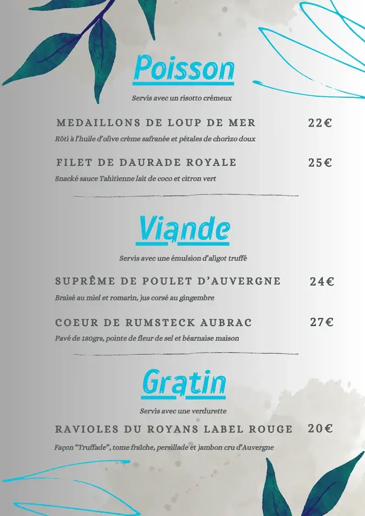 Menu_la Table du Puy_Clermont-Ferrand_image_1