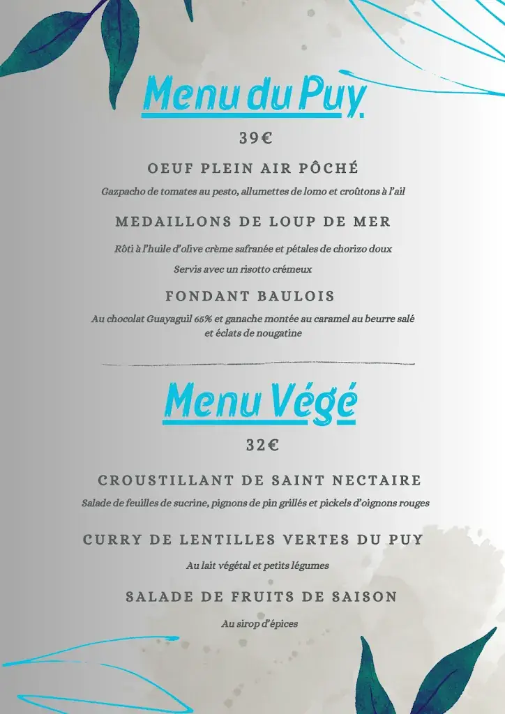 Menu_la Table du Puy_Clermont-Ferrand_image_2