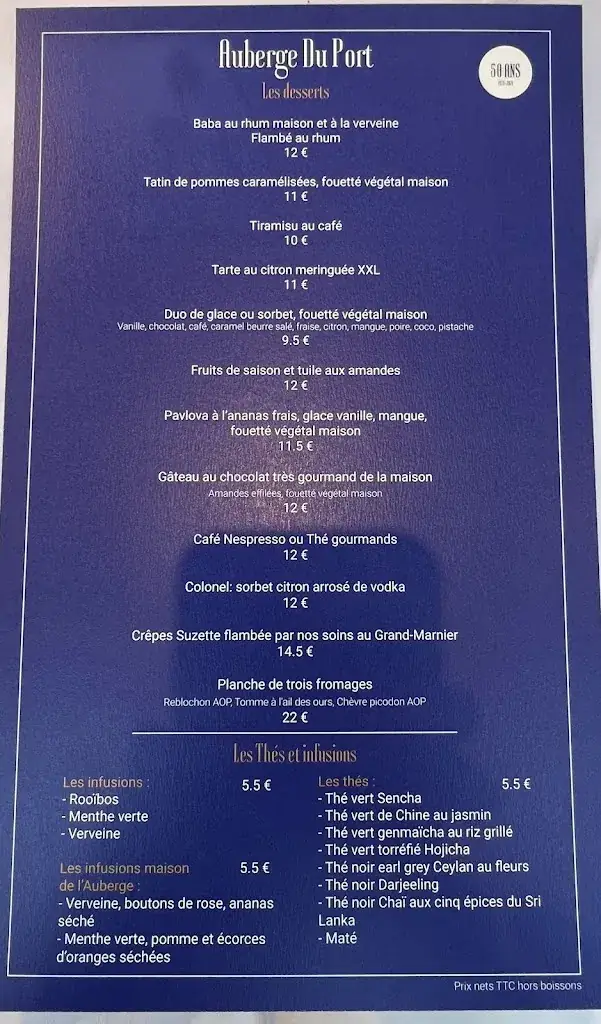 Auberge du Port restaurant in Bandol