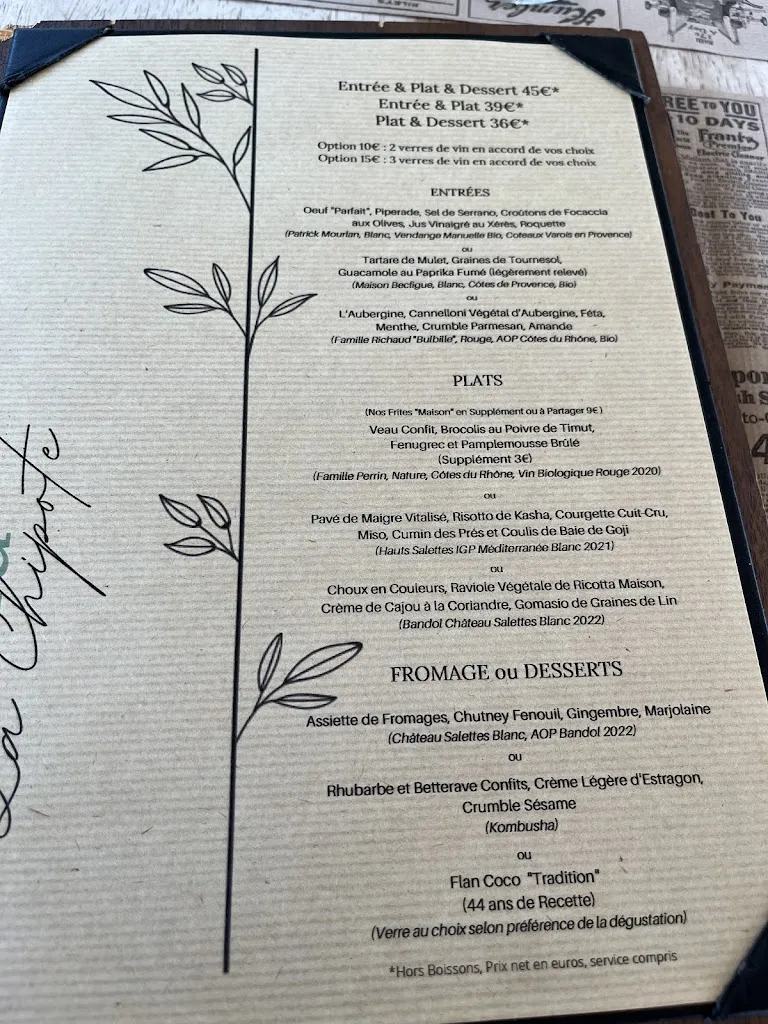 Menu_Restaurant La Chipote - Terrasse Le Spot_Bandol_image_4