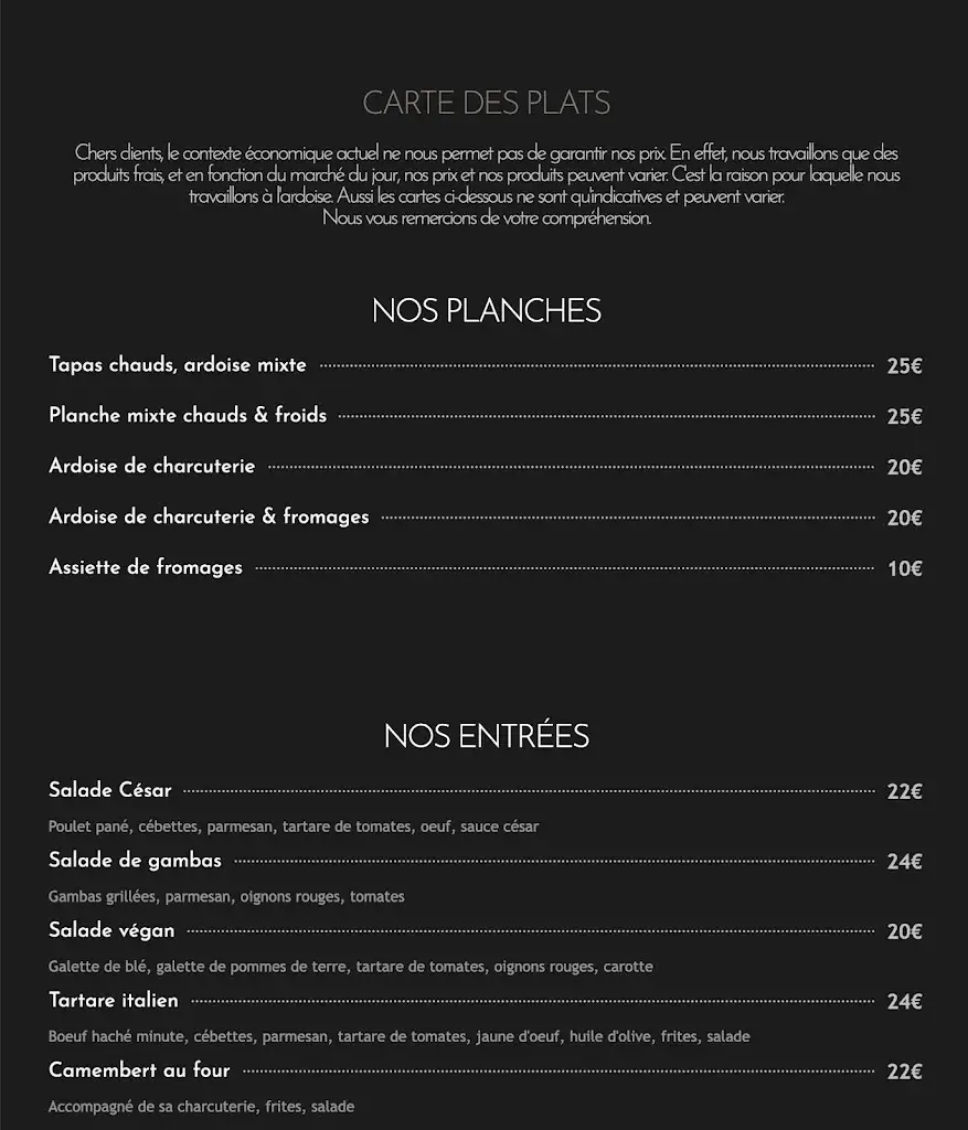 Menu_Sam's Klub Restaurant Bandol - Before | Service Tardif_Bandol_image_1