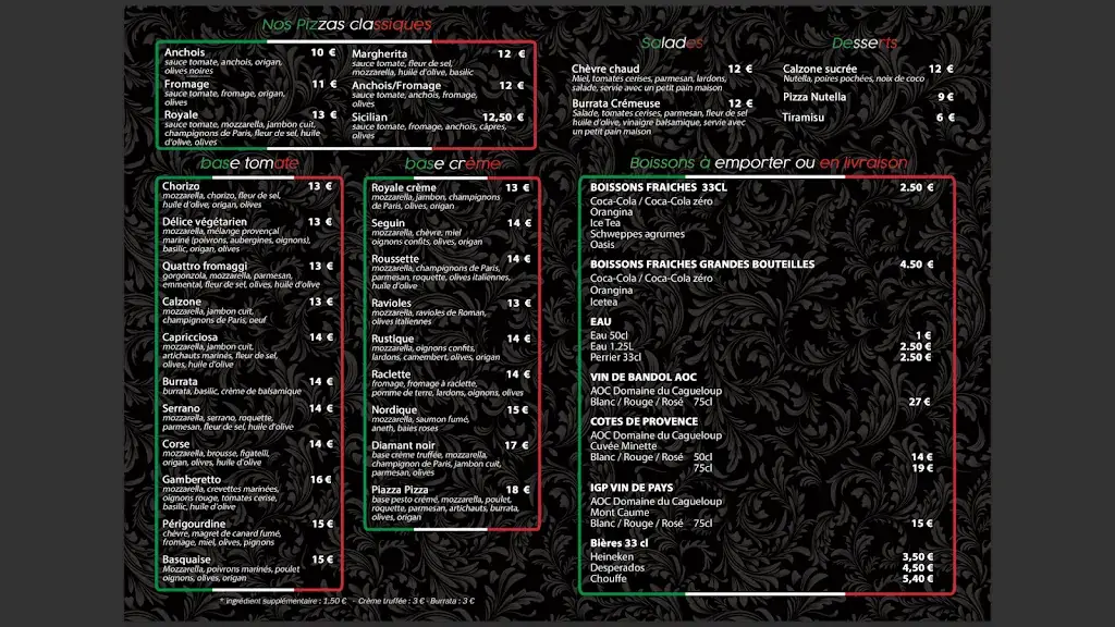 Menu_Piazza Pizza Bandol_Bandol_image_1