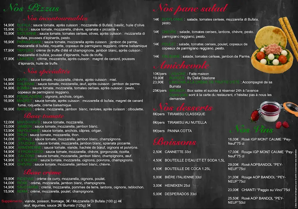 Menu_PIZZERIA DELLA STAZIONE BANDOL_Bandol_image_1