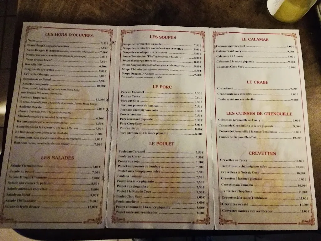 Menu_Le Dragon d'Annam bandol_Bandol_image_2