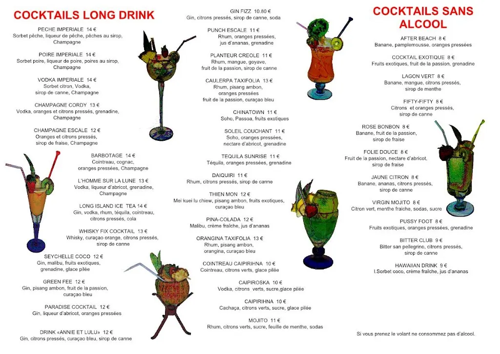 Menu_BAR L'ESCALE_Bandol_image_2