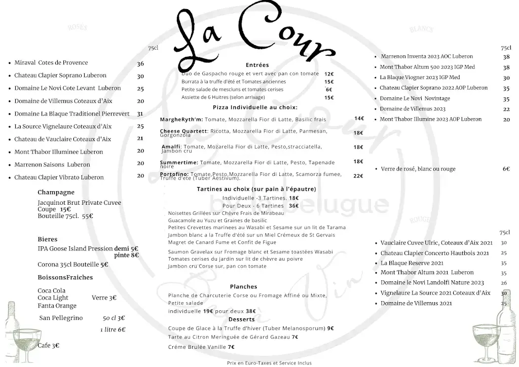 Menu_La Cour Bar á Vin_Beaumont-de-Pertuis_image_1