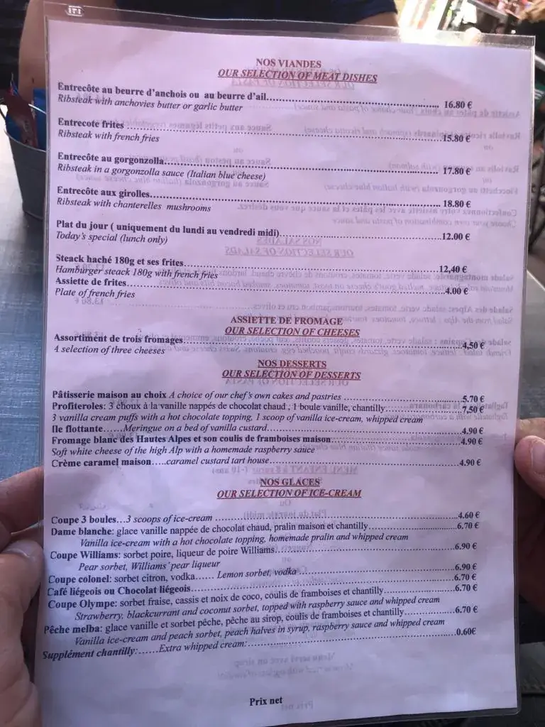 Menu_Restaurant les Copains_Barcelonnette_immagine_1
